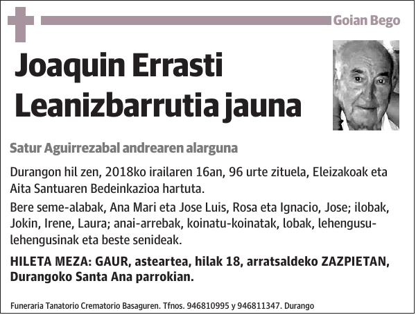 Joaquín Errasti Leanizbarrutia