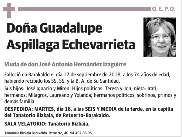 Guadalupe Aspillaga Echevarrieta