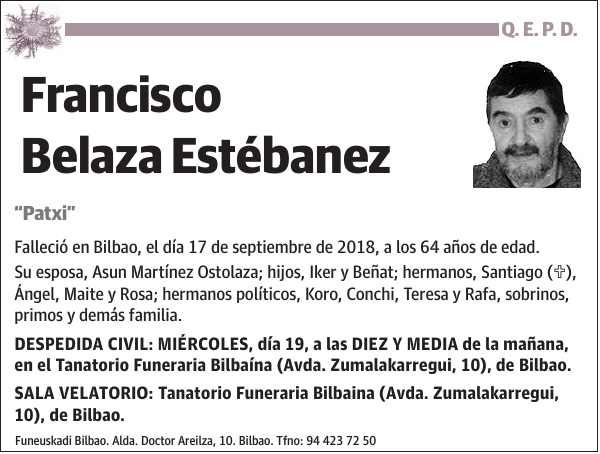 Francisco Belaza Estébanez