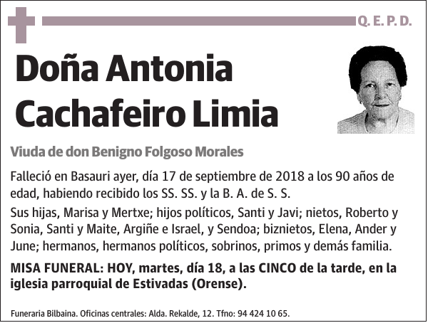 Antonia Cachafeiro Limia