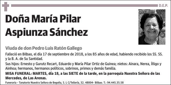 María Pilar Aspiunza Sánchez