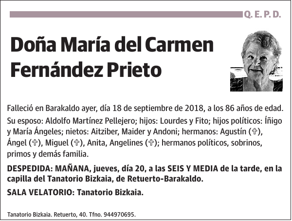 María del Carmen Fernández Prieto