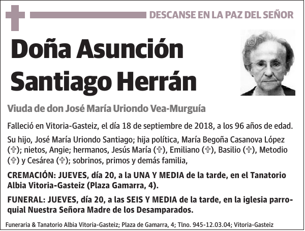 Asunción Santiago Herrán