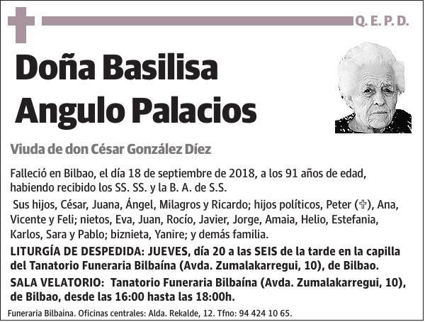 Basilisa Angulo Palacios