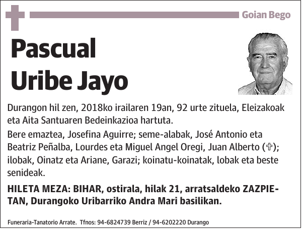 Pascual Uribe Jayo