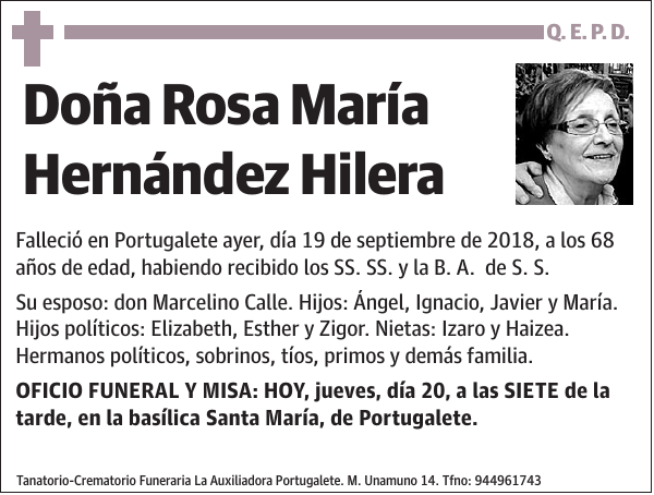 Rosa María Hernández Hilera