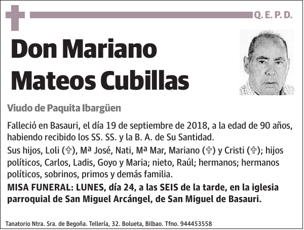 Mariano Mateos Cubillas