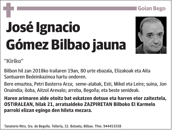 José Ignacio Gómez Bilbao