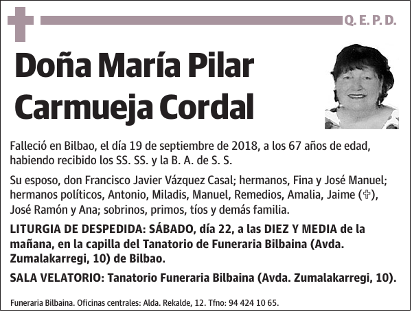 María Pilar Carmueja Cordal