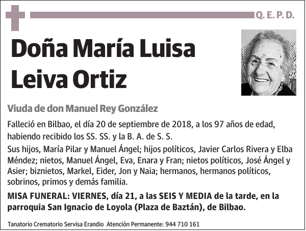 María Luisa Leiva Ortiz