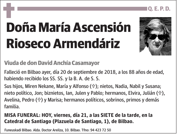 María Ascensión Rioseco Armendáriz