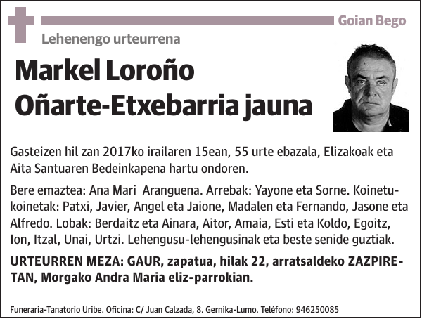 Markel Loroño Oñarte-Etxebarria