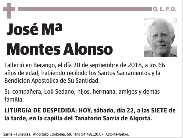 José Mª Montes Alonso