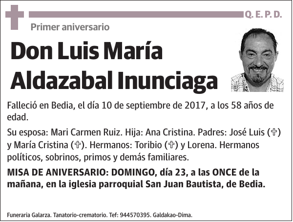 Luis María Aldazabal Inunciaga