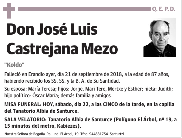 José Luis Castrejana Mezo 'Koldo'