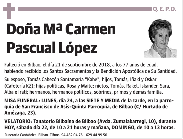 Mª Carmen Pascual López