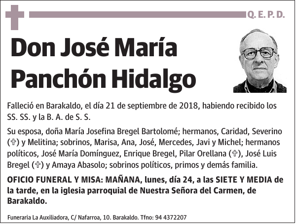 José María Panchón Hidalgo