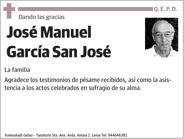 José Manuel García San José