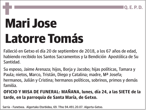 Mari Jose Latorre Tomás