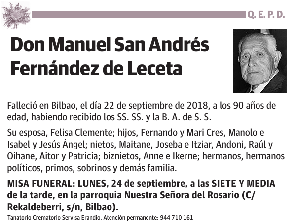 Manuel San Andrés Fernández de Leceta