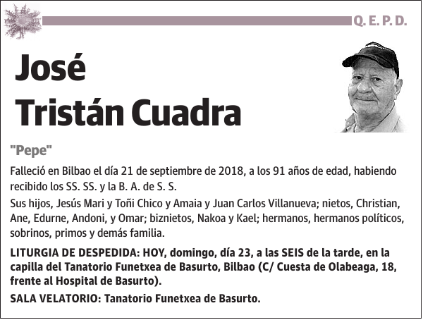 José Tristán Cuadra 'Pepe'