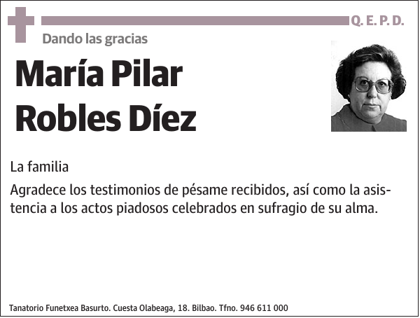 María Pilar Robles Díez