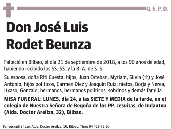 José Luis Rodet Beunza