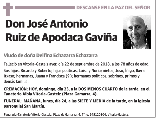 José Antonio Ruiz de Apodaca Gaviña