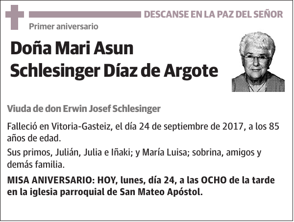 Mari Asun Schlesinger Díaz de Argote