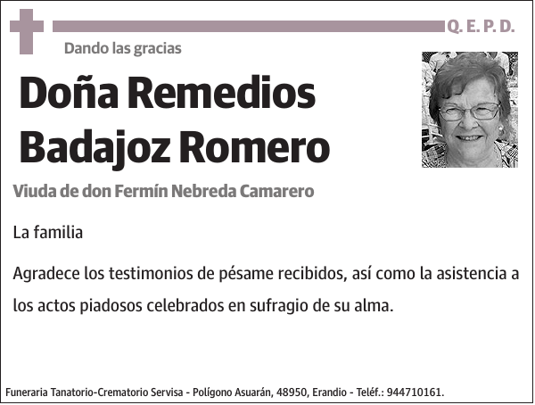 Remedios Badajoz Romero