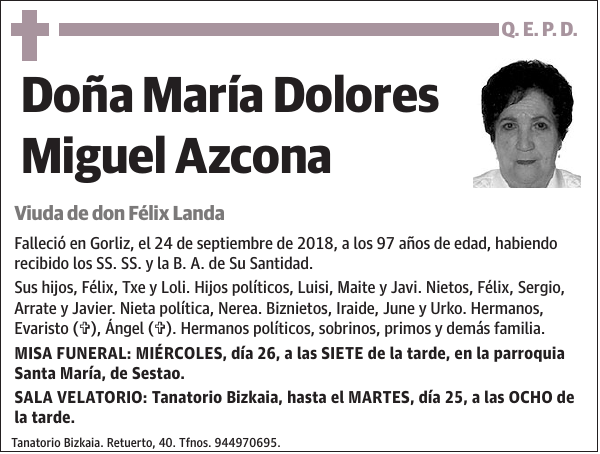 María Dolores Miguel Azcona