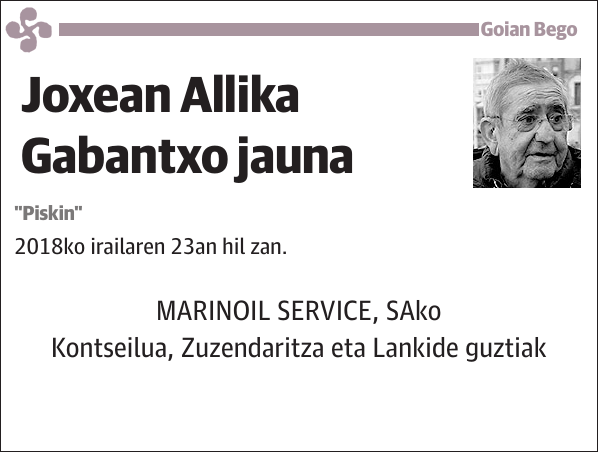 Joxean Allika Gabantxo