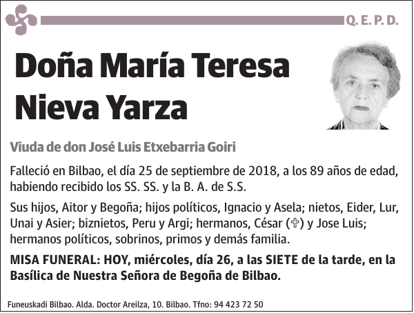 María Teresa Nieva Yarza