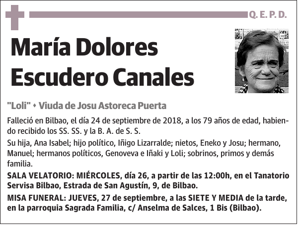 María Dolores Escudero Canales