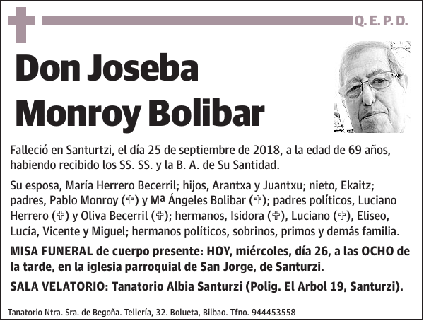 Joseba Monroy Bolibar