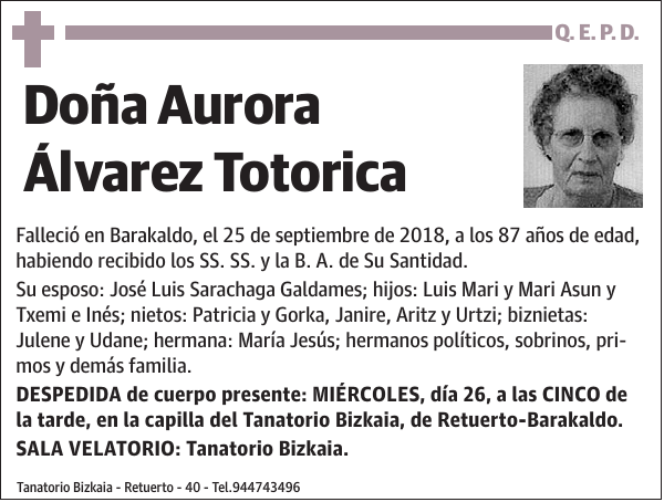 Aurora Álvarez Totorica