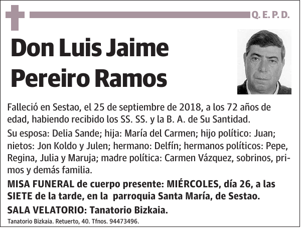 Luis Jaime Pereiro Ramos