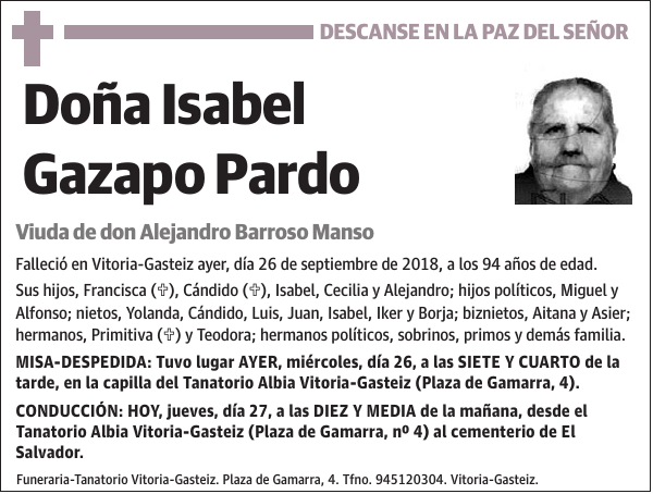 Isabel Gazapo Pardo