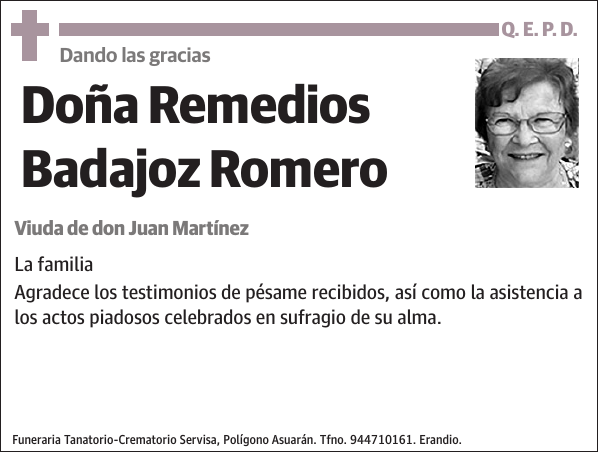 Remedios Badajoz Romero