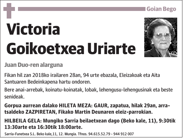 Victoria Goikoetxea Uriarte