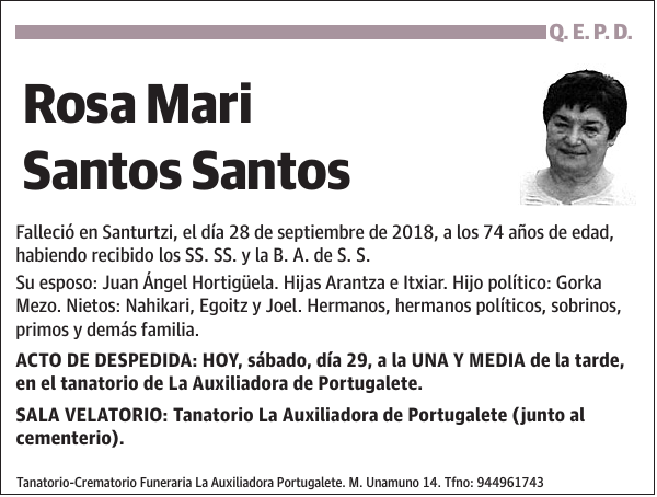 Rosa Mari Santos Santos