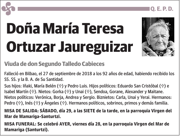 María Teresa Ortuzar Jaureguizar