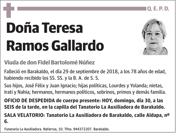 Teresa Ramos Gallardo