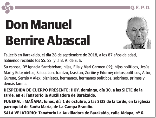 Manuel Berrire Abascal