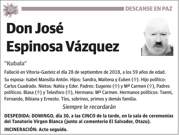 José Espinosa Vázquez