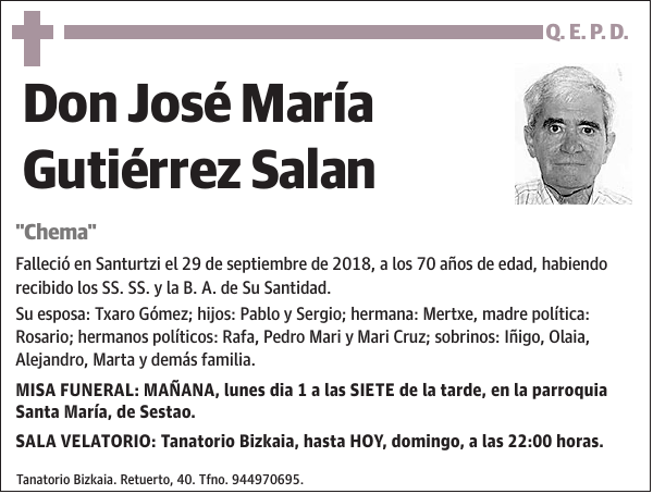 José María Gutiérrez Salan