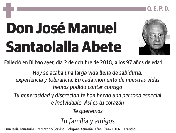 José Manuel Santaolalla Abete