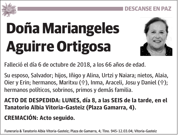 Mariangeles Aguirre Ortigosa