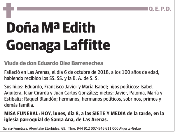 Mª Edith Goenaga Laffitte