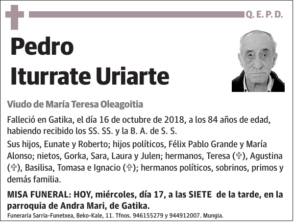 Pedro Iturrate Uriarte